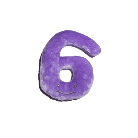 Alphapals® 10 Inch Plush Number 6