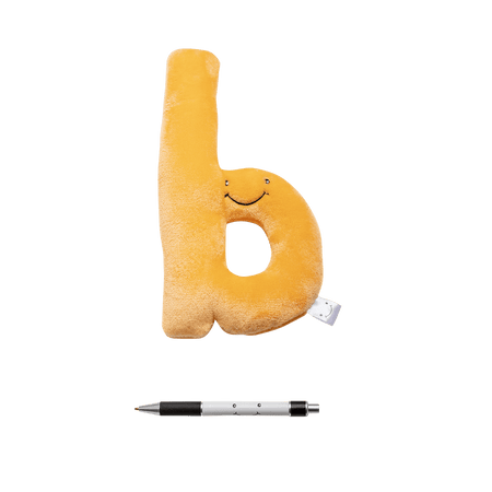 Alphapals® 10 Inch Large Lowercase Plush Letter b