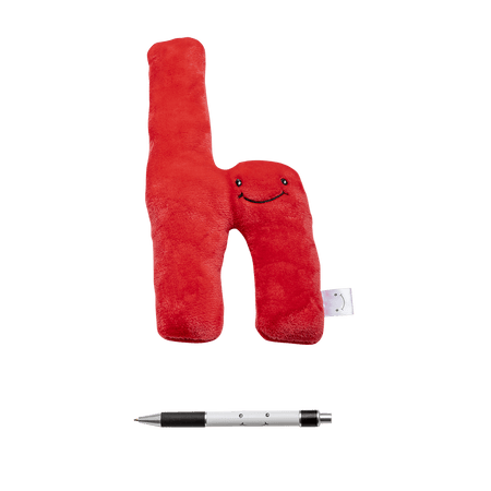 Alphapals® 10 Inch Large Lowercase Plush Letter h