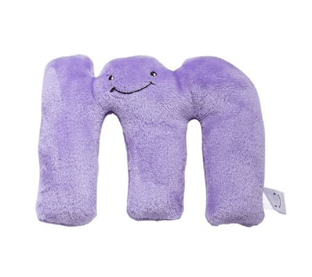 Alphapals® 6 Inch Large Lowercase Plush Letter m