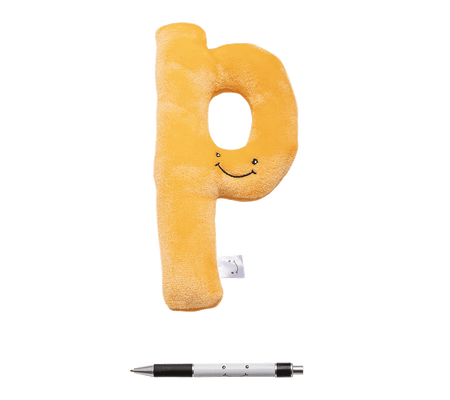 Alphapals® 10 Inch Large Lowercase Plush Letter p