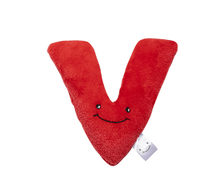 Alphapals® 6 Inch Large Lowercase Plush Letter v