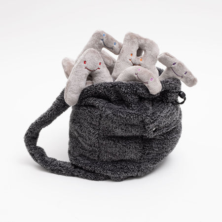 Alphapals® Backpack Rhino Grey Plush Letter Set - Mini