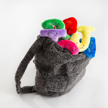 Alphapals® Backpack Rainbow Plush Letter Set - Mini