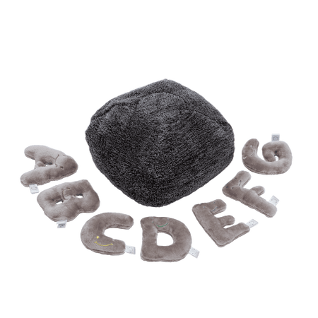 Alphapals® 5 Inch Plush Letter Set - Rhino Grey